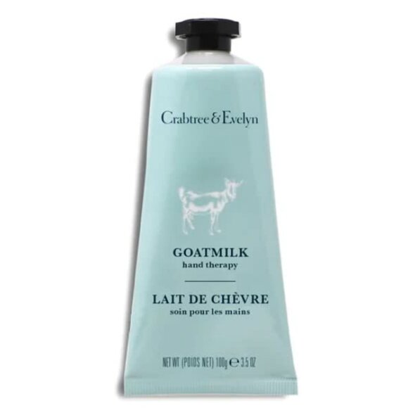 Crabtree & Evelyn Goat Milk Hand Therapy Cream, 3.5 oz - Moisturizer Dry Skin - Picture 2 of 4
